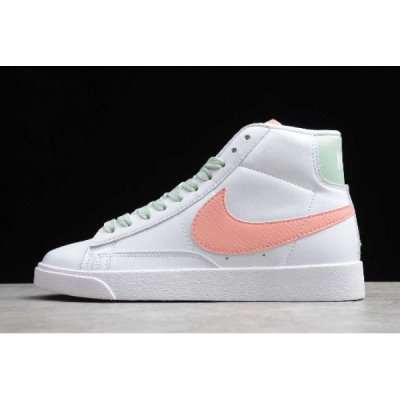 Nike Bayan Blazer Mid Vintage Sued Beyaz / Mercan Kaykay Ayakkabı Türkiye - 7G5QFWD9